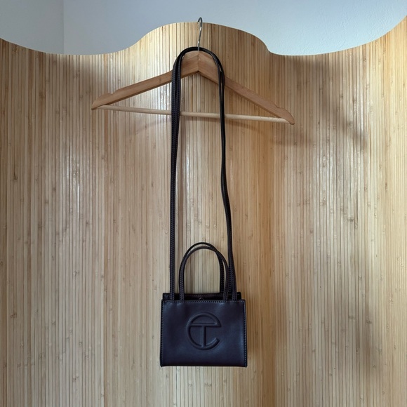 Telfar small chocolate shopping bag - Picture 2 of 7